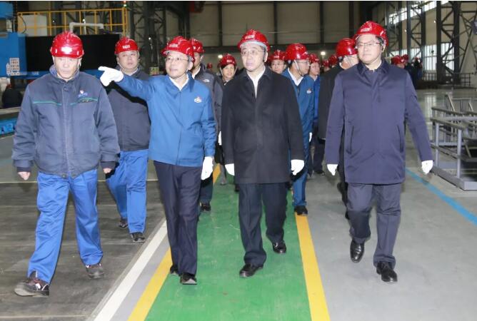 雷凡培、楊金成到渤船集團(tuán)調(diào)研
